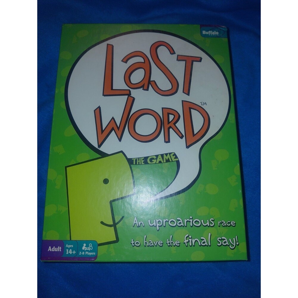 Last Word Board Game by Buffalo Games 2008 With All Pieces Included
